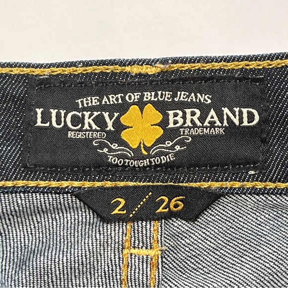 CCO - Lucky Brand Zoe Straight Jeans W26 L32, made in USA - Picture 6 of 13